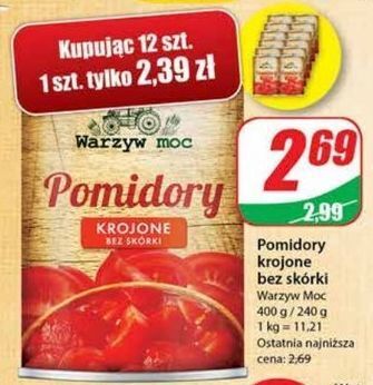 Dino Pomidory krojone bez skórki warzyw moc oferta