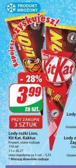 Dino Rożek czekoladowy kitkat oferta