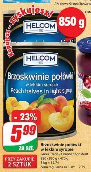 Dino Brzoskwinie połówki helcom oferta