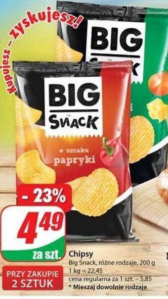 Dino Chipsy ser-cebula big snack oferta