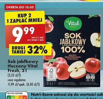Sok jabłkowy vital fresh