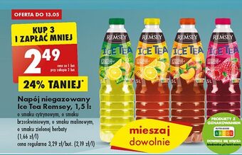 Biedronka Napój o smaku brzoskwiniowym remsey ice tea oferta