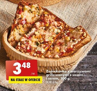 Biedronka Zapiekanka mini z warzywami grillowanymi sosem i serem oferta