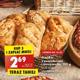 Biedronka Ciastko z pomidorami i mozzarellą oferta