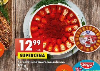 Biedronka Koreczki kaszubskie mors ryby oferta