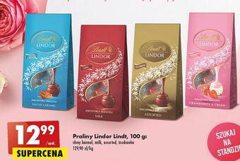 Biedronka Czekolada mleczna ze słonym karmelem lindt lindor oferta