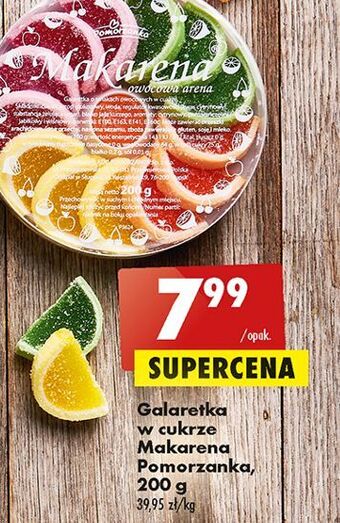 Biedronka Galaretka makarena pomorzanka oferta