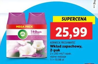 Lidl Wkład księżycowa lilia otulona satyną air wick freshmatic oferta