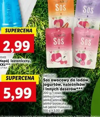 Lidl Sos jabłko-truskawka owolovo oferta