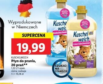 Lidl Płyn do prania colorwaschmittel kuschelweich oferta