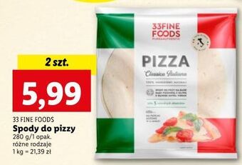 Lidl Spód do pizzy 33 fine foods oferta