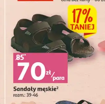 Auchan Sandały męskie 39-46 oferta