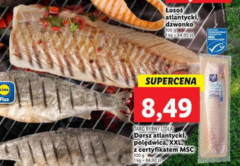 Lidl TARG RYBNY LIDLA Dorsz atlantycki, polędwica, z certyfikatem MSC 100 g oferta
