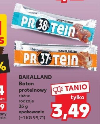 Kaufland BAKALLAND Baton proteinowy 35g oferta