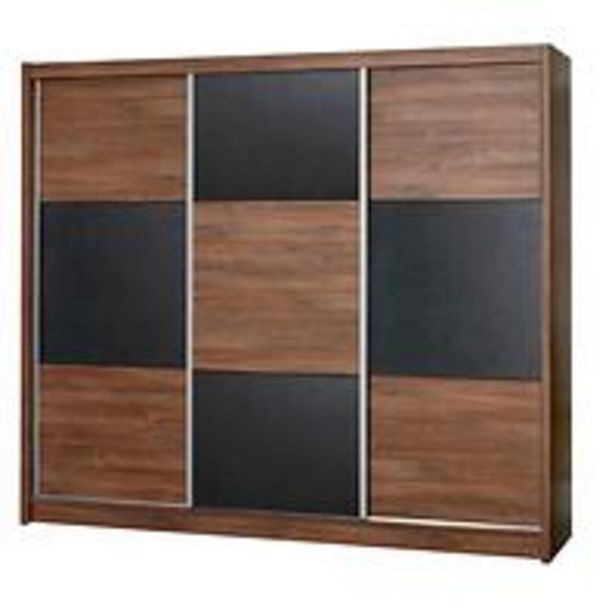 Merkury Market Szafa cordoba 250 cm dąb sterling/brązowy beton oferta