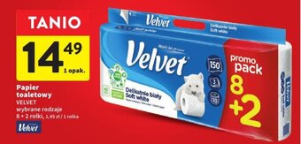 Intermarche VELVET Papier toaletowy 10 rolek oferta