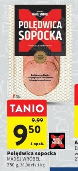 Intermarche MADEJ&Wróbel Polędwica sopocka 250 g oferta