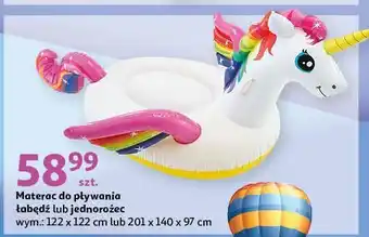 Auchan Materac dmuchany łabędź 122 x 122 cm oferta