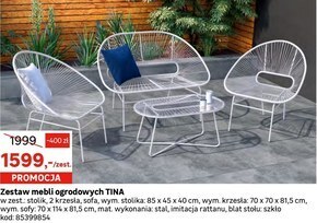 Leroy Merlin Zestaw mebli ogrodowych oferta