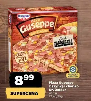 Netto Dr. oetker guseppe pizza z szynką i pieczarkami 425 g oferta