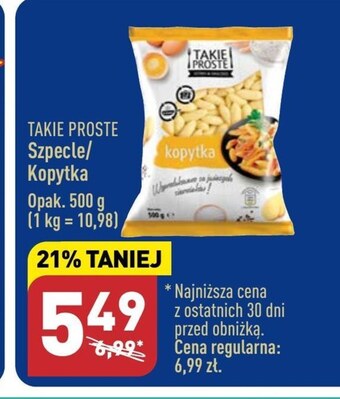 ALDI Kopytka takie proste oferta