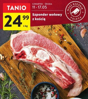 Intermarche Szponder wołowy z kością 1kg oferta