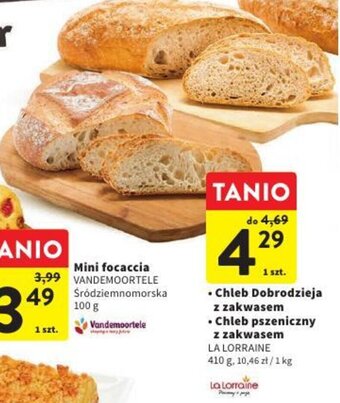 Intermarche LA LORRAINE Chleb Dobrodzieja z zakwasem/Chleb pszeniczny z zakwasem 410g oferta