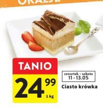 Intermarche Ciasto krówka 1kg oferta