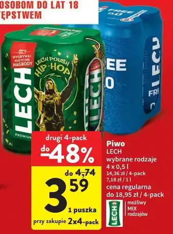 Intermarche Piwo lech free oferta