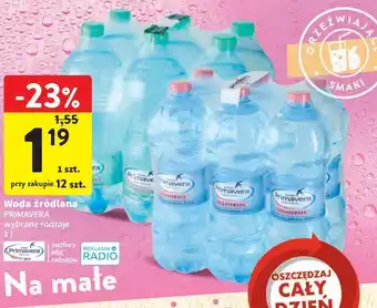 Intermarche Woda gazowana primavera oferta