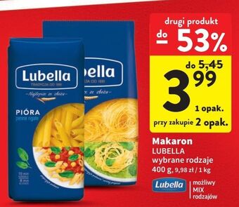 Intermarche Makaron pióra lubella oferta