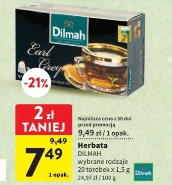 Intermarche Herbata dilmah earl grey oferta