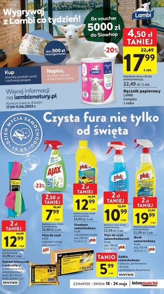 Intermarche Ściereczki z mikrofibry oferta