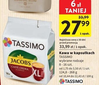 Intermarche Kawa caffe crema tassimo jacobs oferta