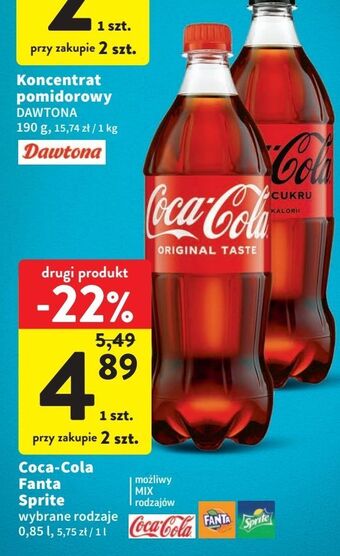 Intermarche Napój sprite oferta
