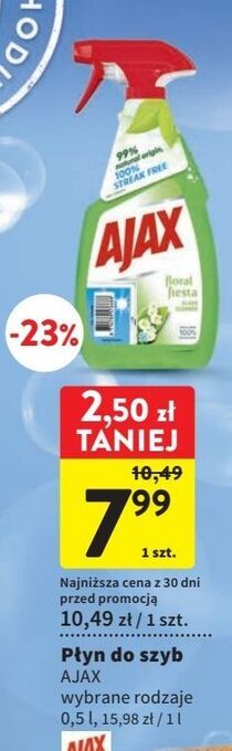 Intermarche Płyn do mycia konwalie ajax floral fiesta oferta