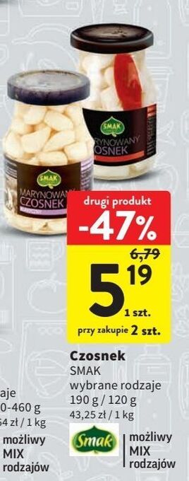 Intermarche Czosnek marynowany klasyczny smak oferta