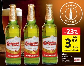 Intermarche Piwo b: original budweiser budvar oferta