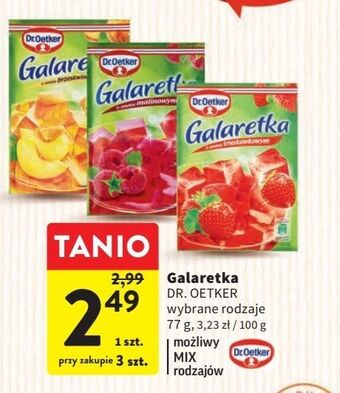 Intermarche Galaretka truskawkowa dr. oetker oferta