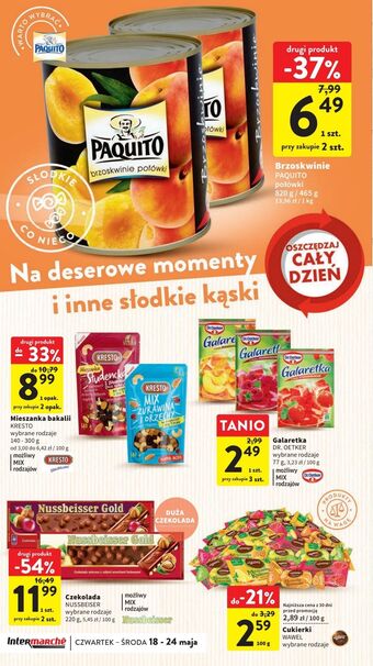 Intermarche Brzoskwinie połówki paquito oferta