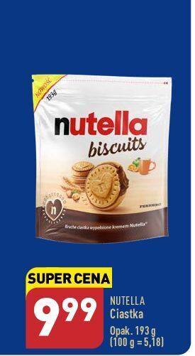 ALDI Ciastka z kremem nutella biscuits oferta