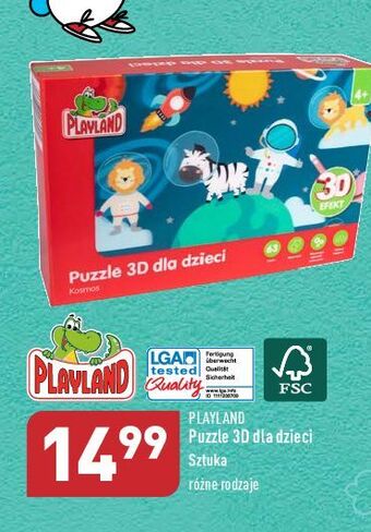 ALDI Puzzle 3d playland oferta