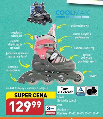 ALDI Rolki 33-37 crane oferta