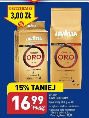 ALDI Kawa lavazza qualita oro oferta