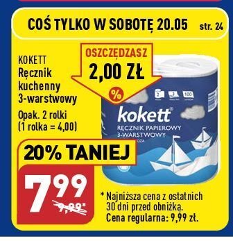 ALDI Ręczniki kuchenne kokett oferta