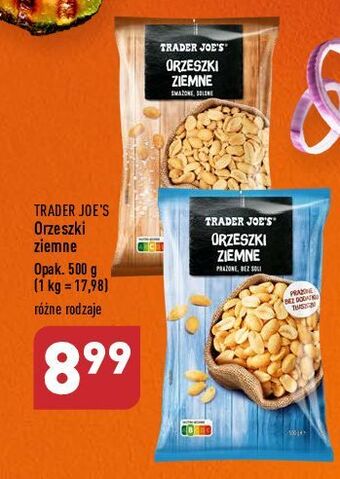 ALDI Orzeszki ziemne bez soli trader joe's oferta