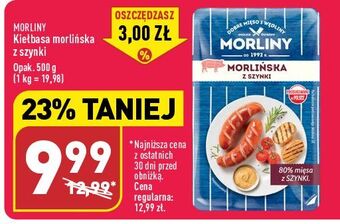 ALDI Kiełbasa morlińska z szynki morliny oferta