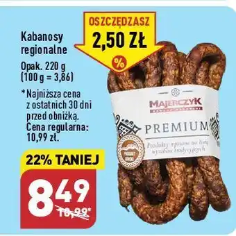 ALDI Kabanosy wieprzowo-cielęce majerczyk oferta