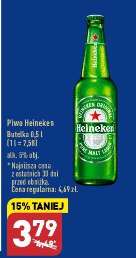 ALDI Piwo heineken oferta