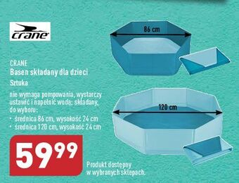 ALDI Basen składany dla dzieci 86 cm crane oferta